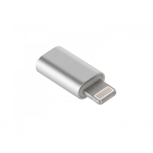 Perėjimas "Micro USB - Lightning GSM1019S Sidabrinis-Kita