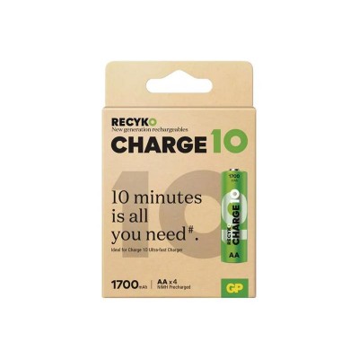 AA (R6) įkraunama 1,2 V / 1700 mAh baterija GP ReCyko Charge10