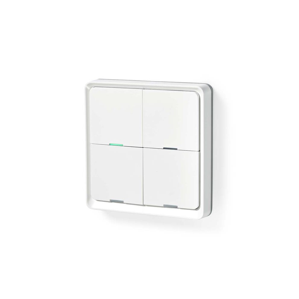 Išmanusis šviesos jungiklis NEDIS ZBWS40WT 4-mygtukas ZigBee