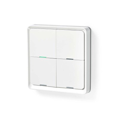 Išmanusis šviesos jungiklis NEDIS ZBWS40WT 4-mygtukas ZigBee