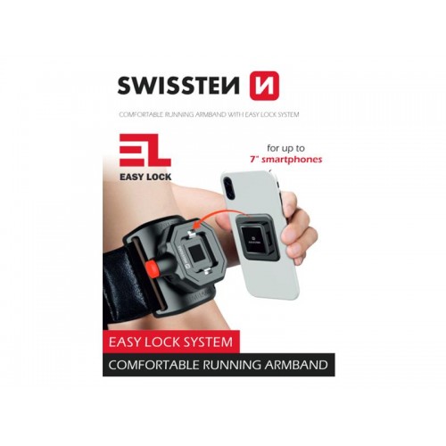 Rankų laikiklis SWISSTEN EASY LOCK ARMBAND-Rankų laikikliai