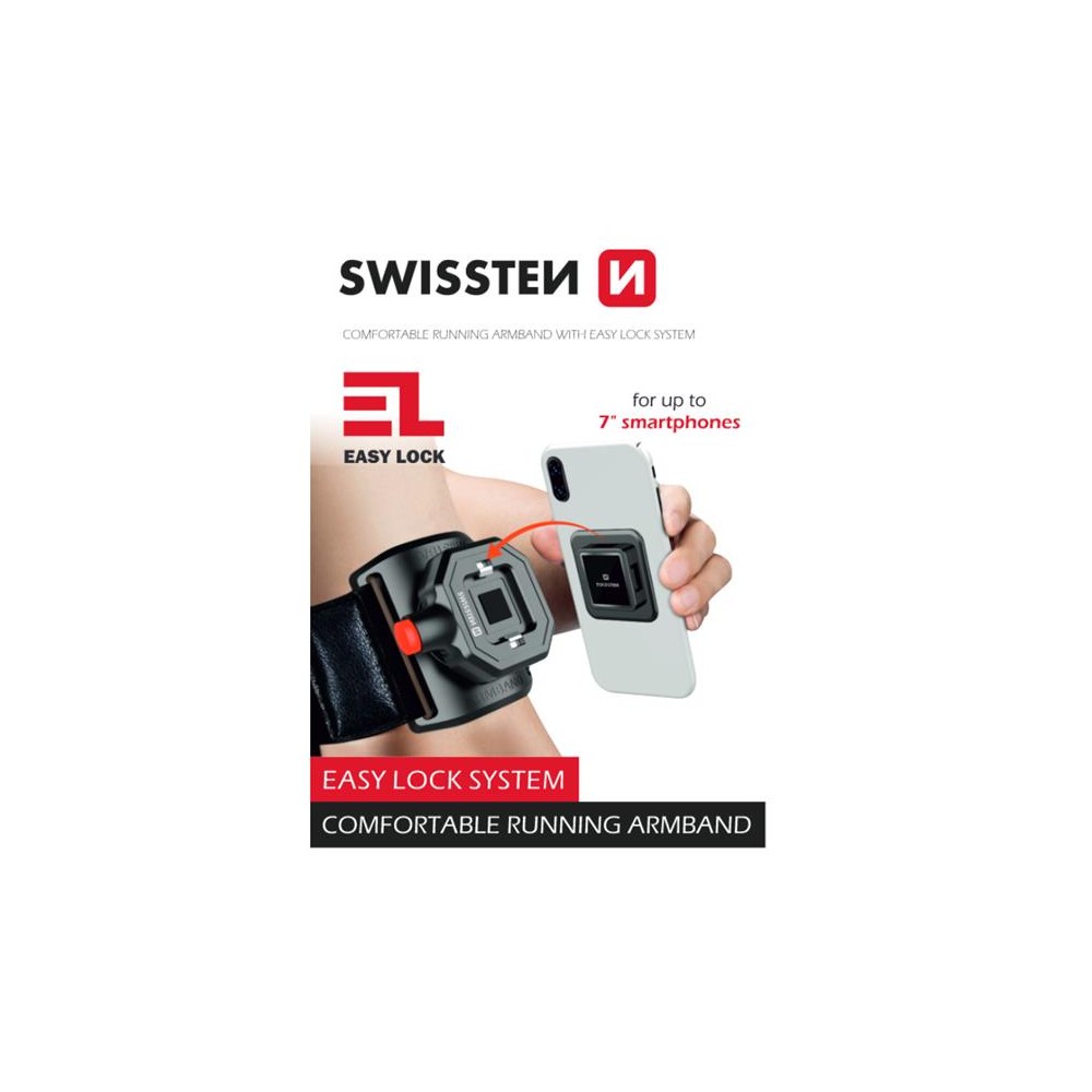 Rankų laikiklis SWISSTEN EASY LOCK ARMBAND-Rankų laikikliai Rankų laikiklis SWISSTEN EASY LOCK ARMBAND-Rankų laikikliai