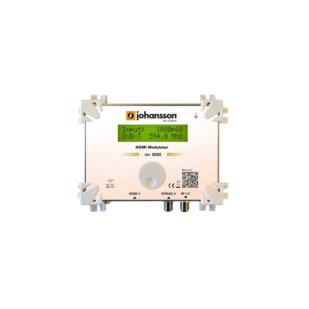 HDMI moduliatorius Johansson 8203-AV keitikliai