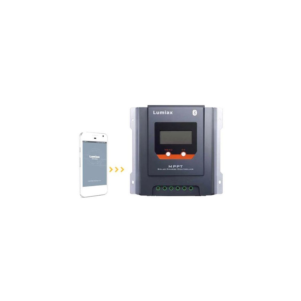 Saulės energijos valdiklis MPPT Lumiax MT3075-BT, 12-24V/30A