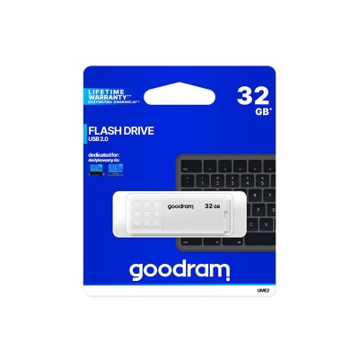 Flash GOODRAM USB 2.0 32GB balta-USB atmintukai