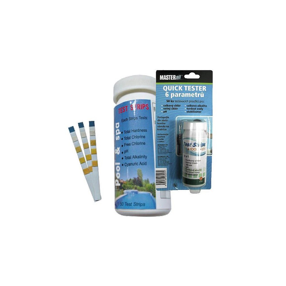 Testo juostelės MASTERsil 6in1-pH matuokliai Testo juostelės MASTERsil 6in1-pH matuokliai