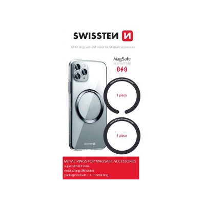 Metalinių poveržlių rinkinys SWISSTEN, skirtas "MagSafe"