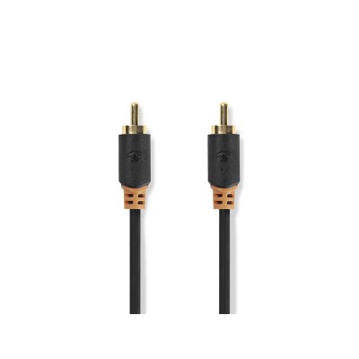 Kabelio RCA jungtis/RCA jungtis 1m NEDIS CABW24170AT10-Kabeliai