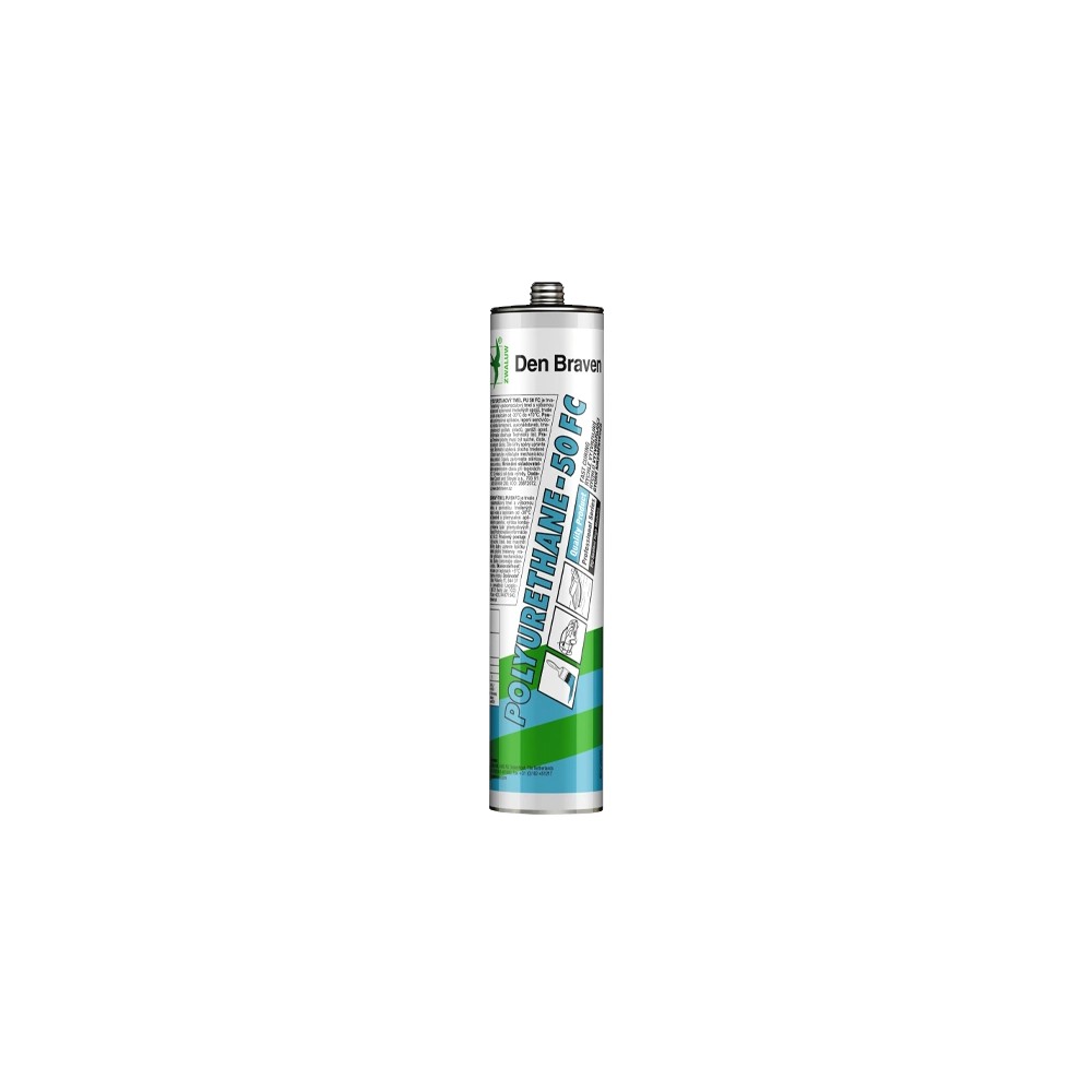 Glaistas poliuretanas DEN BRAVEN juodas 300ml-Statybinės