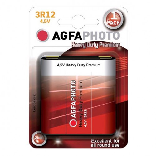 Akumuliatorius 3R12 (4,5 V)-plokščia) Zn AGFAPHOTO 1 vnt-ZnCl