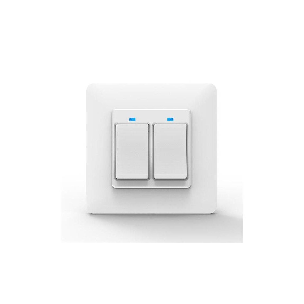 Išmanusis šviesos jungiklis MOES WS-EUY2-W 2-mygtukas WiFi