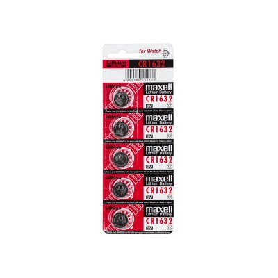 Baterija CR1632 MAXELL ličio 5 vnt. / lizdinė