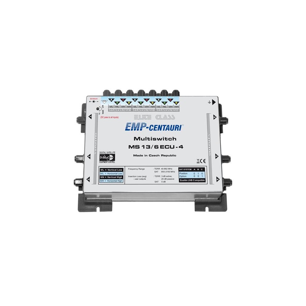 Palydovinis daugiafunkcinis komutatorius Centauri MS13/6ECU-4