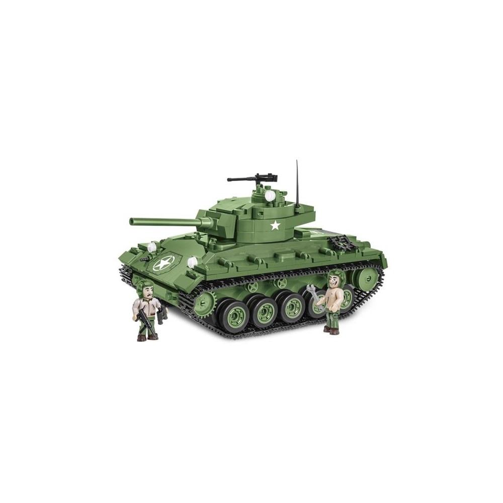 Rinkinys COBI 2543 II pasaulinio karo M24 Chaffee, 590 k, 2