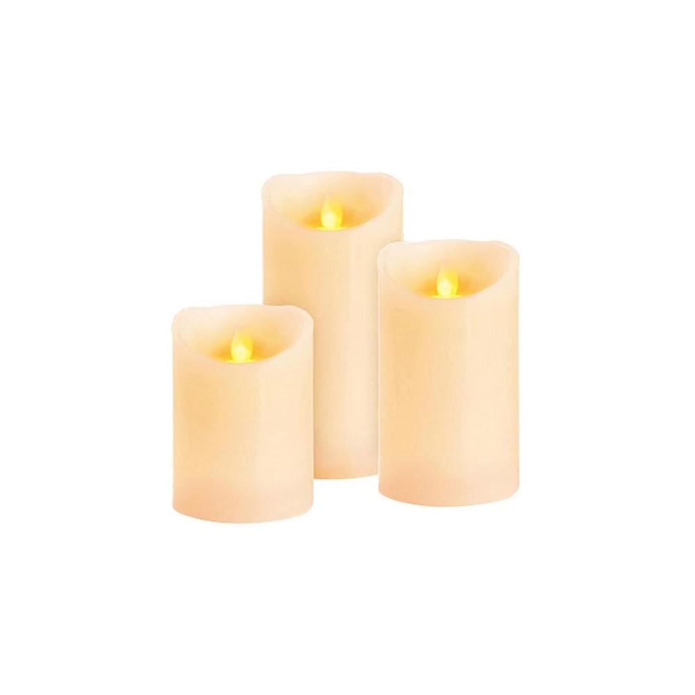 Vaškinė LED žvakė MagicHome SL8091160X 3 vnt-Namų aksesuarai Vaškinė LED žvakė MagicHome SL8091160X 3 vnt-Namų aksesuarai