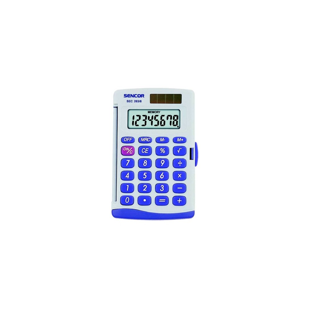 Skaičiuoklė SENCOR SEC 263/8 DUAL-Namams ir Laisvalaikiui