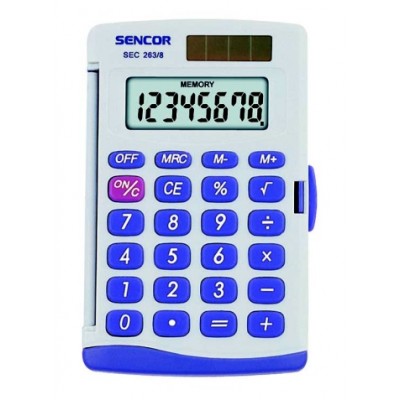 Skaičiuoklė SENCOR SEC 263/8 DUAL-Namams ir Laisvalaikiui