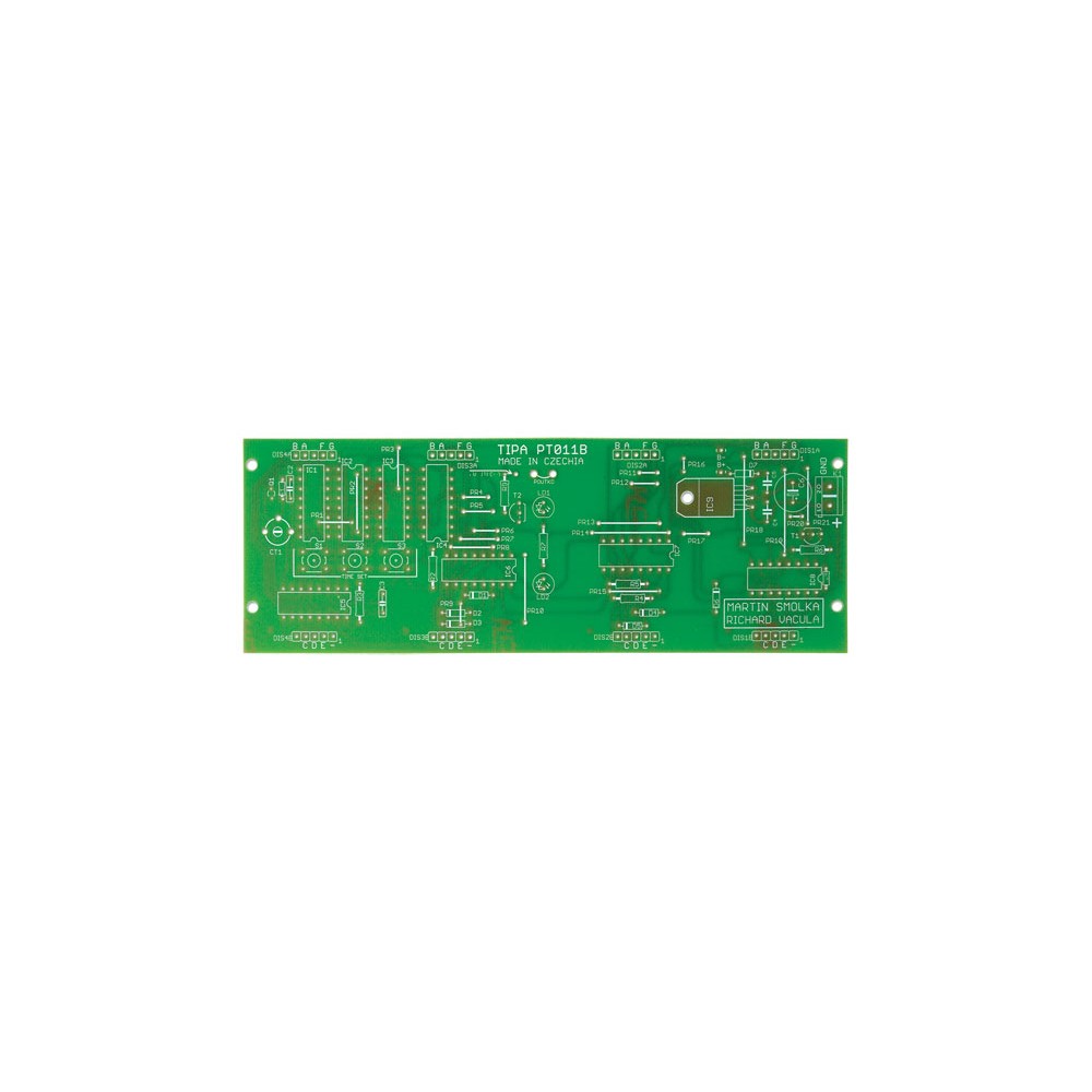 PCB PT011B CMOS skaitmeninis laikrodis ragana 45 mm raudonas