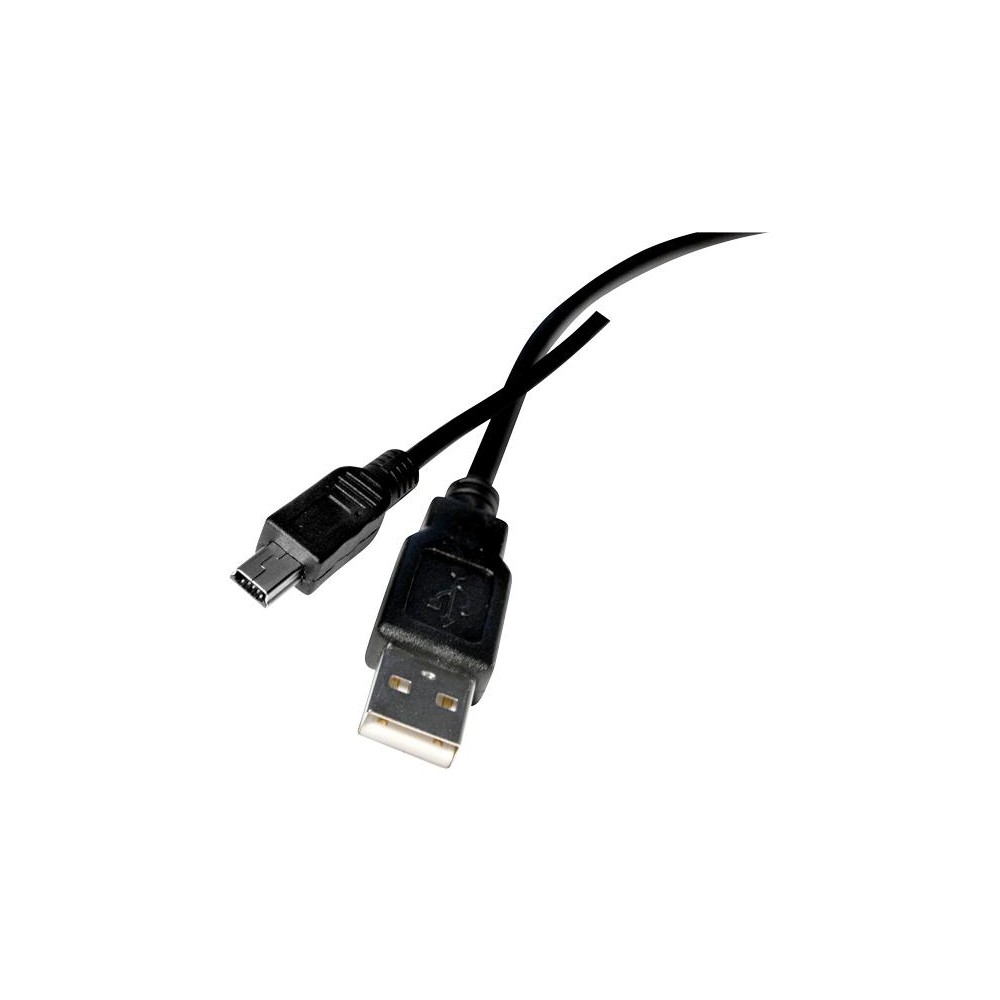 Kabelis USB 2.0 A/Mini USB 1,8 m juodas-Garso vaizdo technika Kabelis USB 2.0 A/Mini USB 1,8 m juodas-Garso vaizdo technika