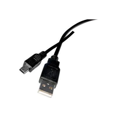 Kabelis USB 2.0 A/Mini USB 1,8 m juodas-Garso vaizdo technika