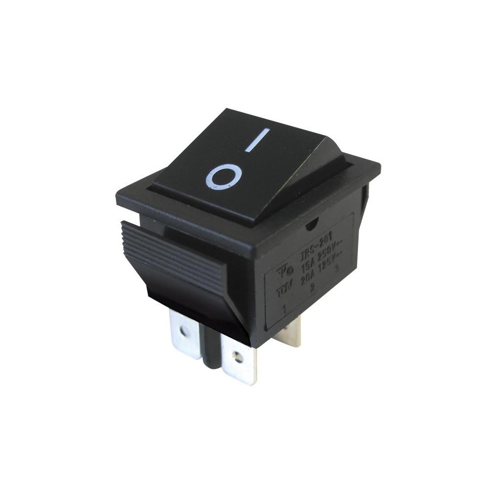 Klavišinis jungiklis 2pol./4pin ON-OFF 250V/15A - Klavišinis jungiklis 2pol./4pin ON-OFF 250V/15A -