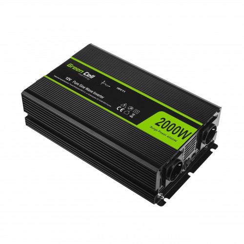 Green Cell Maitinimo inverteris nuo 12V iki 230V 2000W/4000W