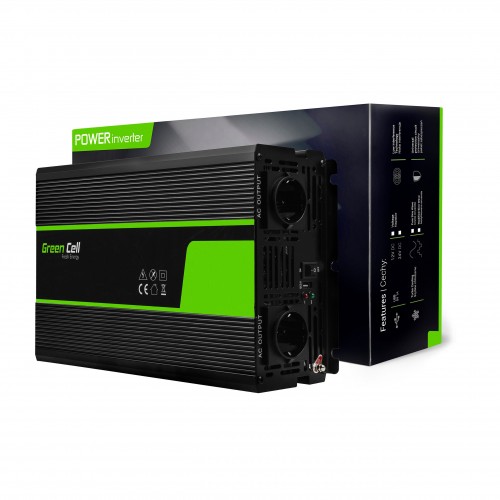 Green Cell Maitinimo inverteris nuo 24V iki 230V 2000W/4000W