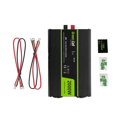 Green Cell Maitinimo inverteris nuo 24V iki 230V 2000W/4000W