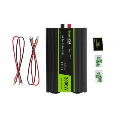 Green Cell Maitinimo inverteris nuo 24V iki 230V 2000W/4000W