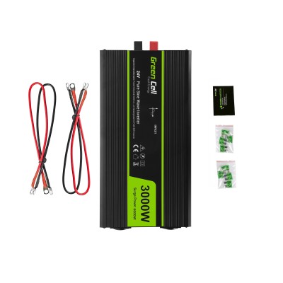 Green Cell Maitinimo inverteris nuo 24V iki 230V 3000W/6000W