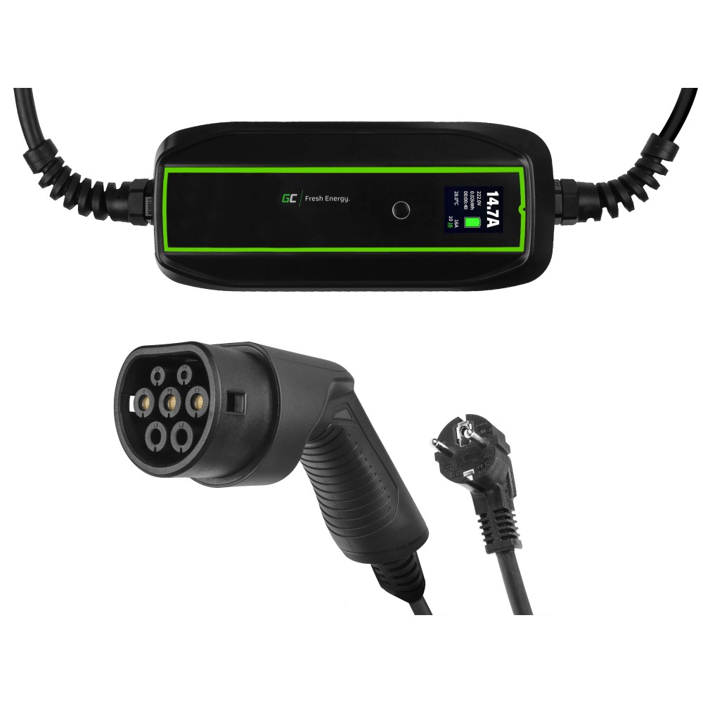 GC "EV PowerCable" 3,6 kW "Schuko Type 2" mobilusis įkroviklis