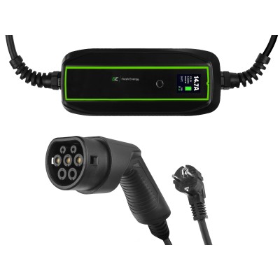 GC "EV PowerCable" 3,6 kW "Schuko Type 2" mobilusis įkroviklis