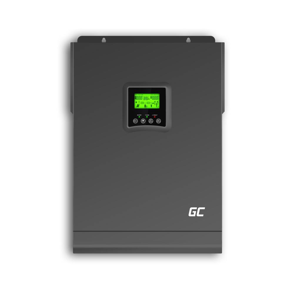 Saulės inverteris Off Grid su MPPT saulės įkrovikliu Green Cell