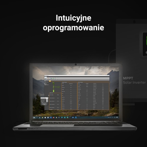 Saulės inverteris Off Grid su MPPT saulės įkrovikliu Green Cell
