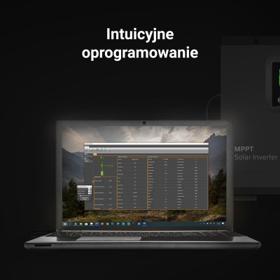 Saulės inverteris Off Grid su MPPT saulės įkrovikliu Green Cell