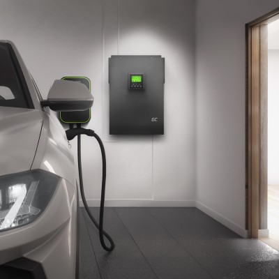 Saulės inverteris Off Grid su MPPT saulės įkrovikliu Green Cell