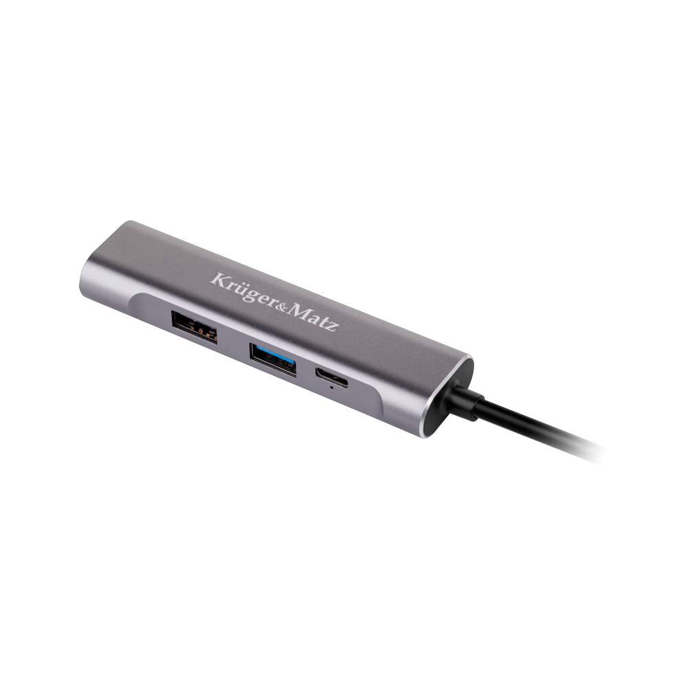 Adapteris (HUB) iš C tipo USB į HDMI/USB3.0/USB2.0/C