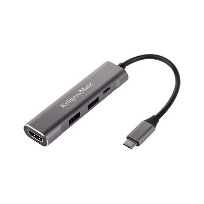 Adapteris (HUB) iš C tipo USB į HDMI/USB3.0/USB2.0/C