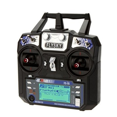 Siųstuvo ir imtuvo rinkinys FlySky FS-i6 + A6B-Pagrindinis