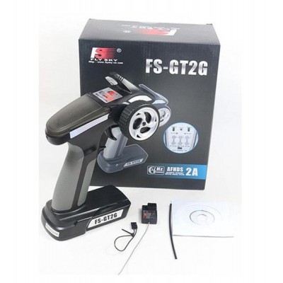 Siųstuvo rinkinys FlySky GT2G + imtuvas FS-A3-Pagrindinis