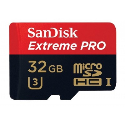 Atminties kortelė SanDisk Extreme Pro microSDHC 32GB 100/90