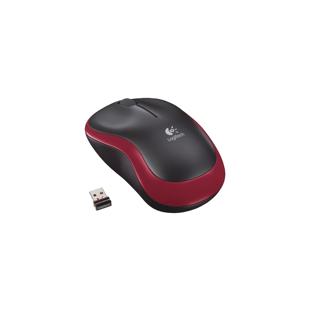 Belaidė pelė LOGITECH M185 Red-Namams ir Laisvalaikiui