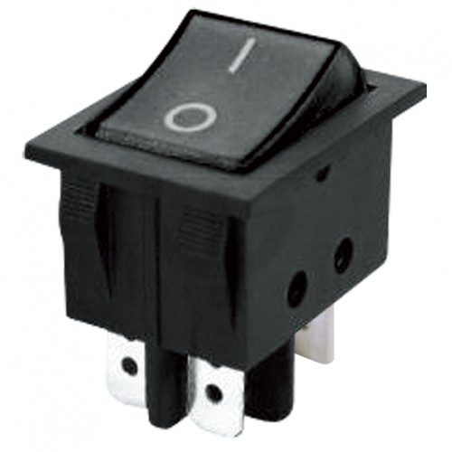 Klavišinis jungiklis 2pol./4pin (ON)-OFF 250V/15A-Komponentai