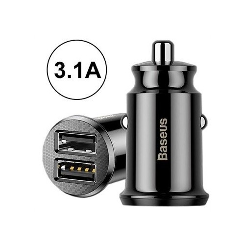 "Baseus Grain" automobilinis įkroviklis 2x USB 5V 3,1 A