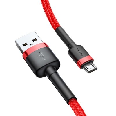 "Baseus Cafule" "Micro USB" laidas 2,4A 1 m