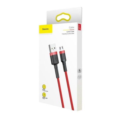 "Baseus Cafule" "Micro USB" laidas 2,4A 1 m