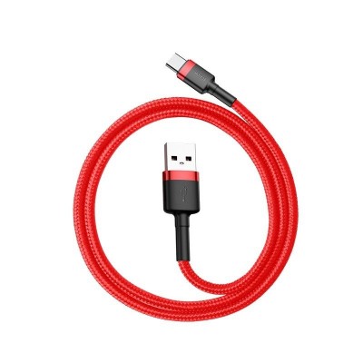 "Baseus Cafule USB-C kabelis 3A 0,5 m (raudonas)-Pagrindinis