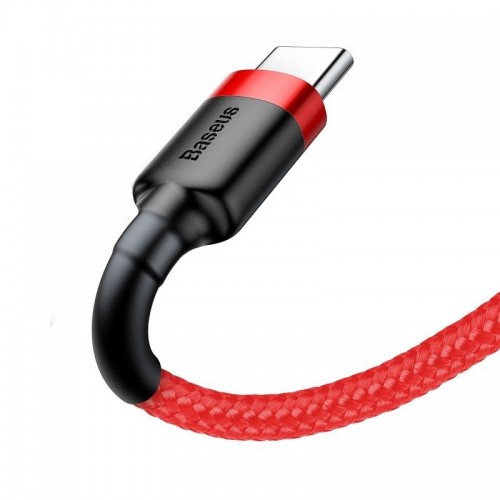 "Baseus Cafule USB-C kabelis 3A 0,5 m (raudonas)-Pagrindinis