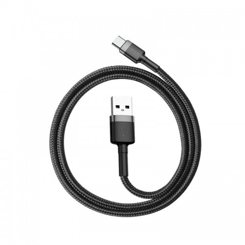 "Baseus Cafule" USB kabelis-C 2A 2m (pilkas+juodas)-Pagrindinis