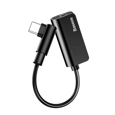 "Baseus L45" garso adapteris USB-C į 3,5 mm mini lizdą ir USB-C